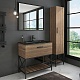 Comforty Мебель для ванной Бредфорд 90 дуб темный – фотография-15